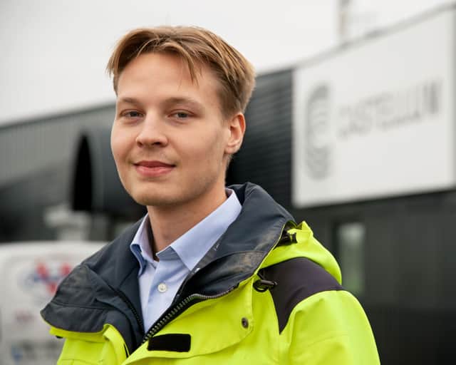 Portrait of Max Andskär, intern at Castellum.