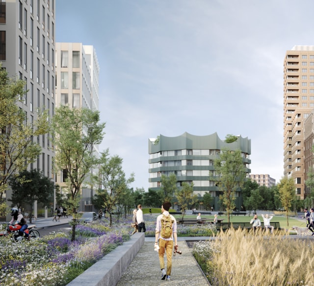 Rendered image from Hagastaden