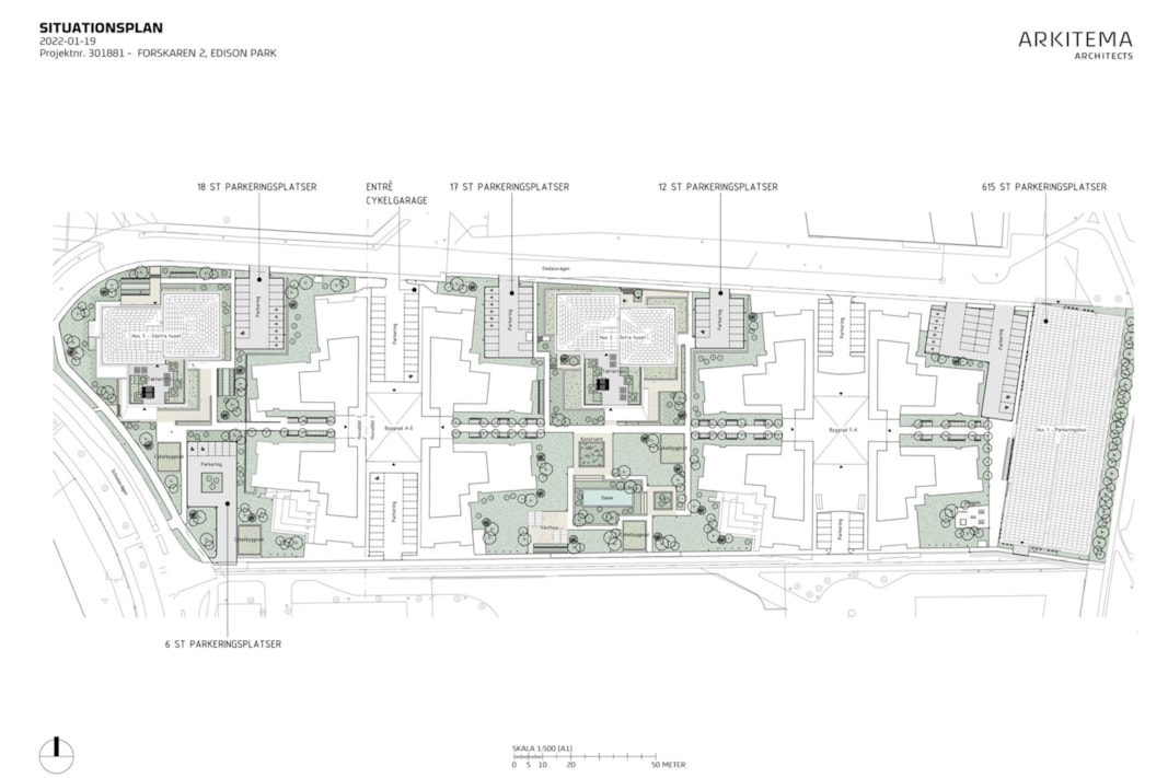 Architects situation plan.