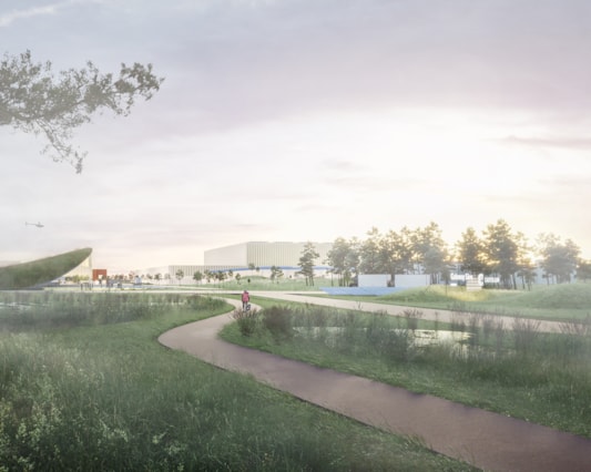 Vision image of outdoor area.