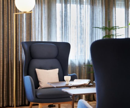 Two chairs and a table