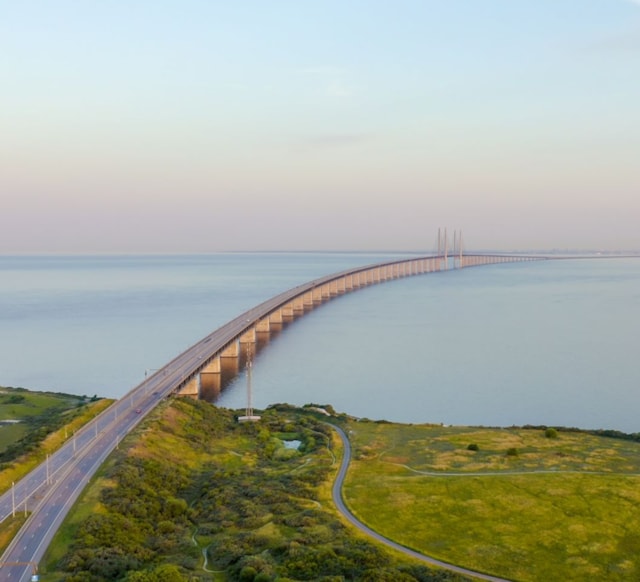 View over Öresundsbron.
